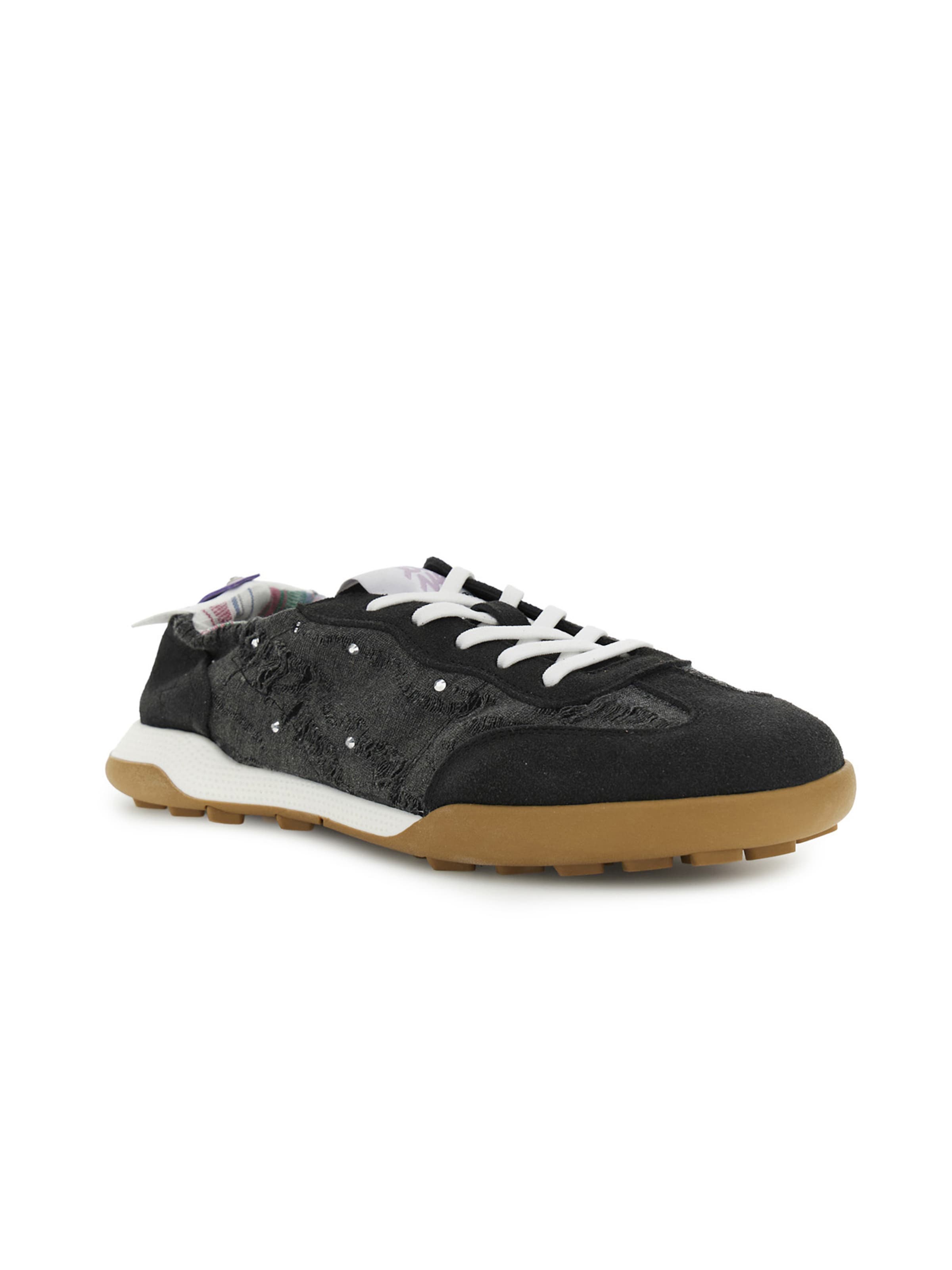 CAFè NOIR Sneakers laag in Zwart: voorkant