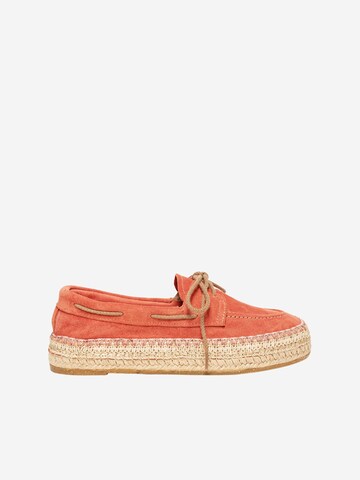 Espadrillas 'Alpargata Plana' di Alhamas in arancione: frontale