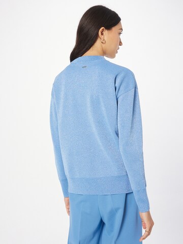 BOSS Пуловер 'Fangal' в синьо
