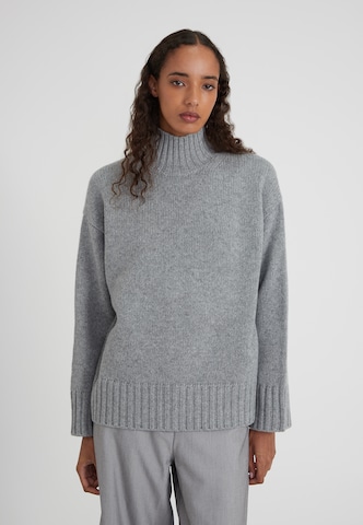 Style Republic Oversized Sweater 'BOXY' in Grey: front
