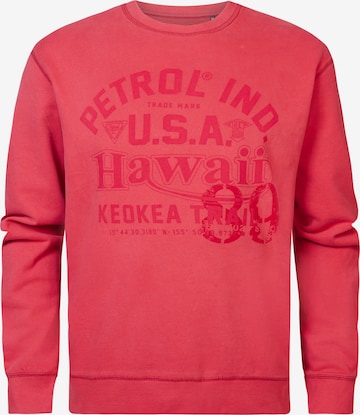 Petrol Industries Sweatshirt 'Journey' in Rot: predná strana