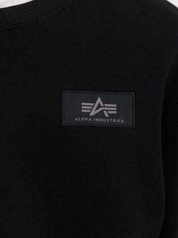 Sweat-shirt ALPHA INDUSTRIES en noir