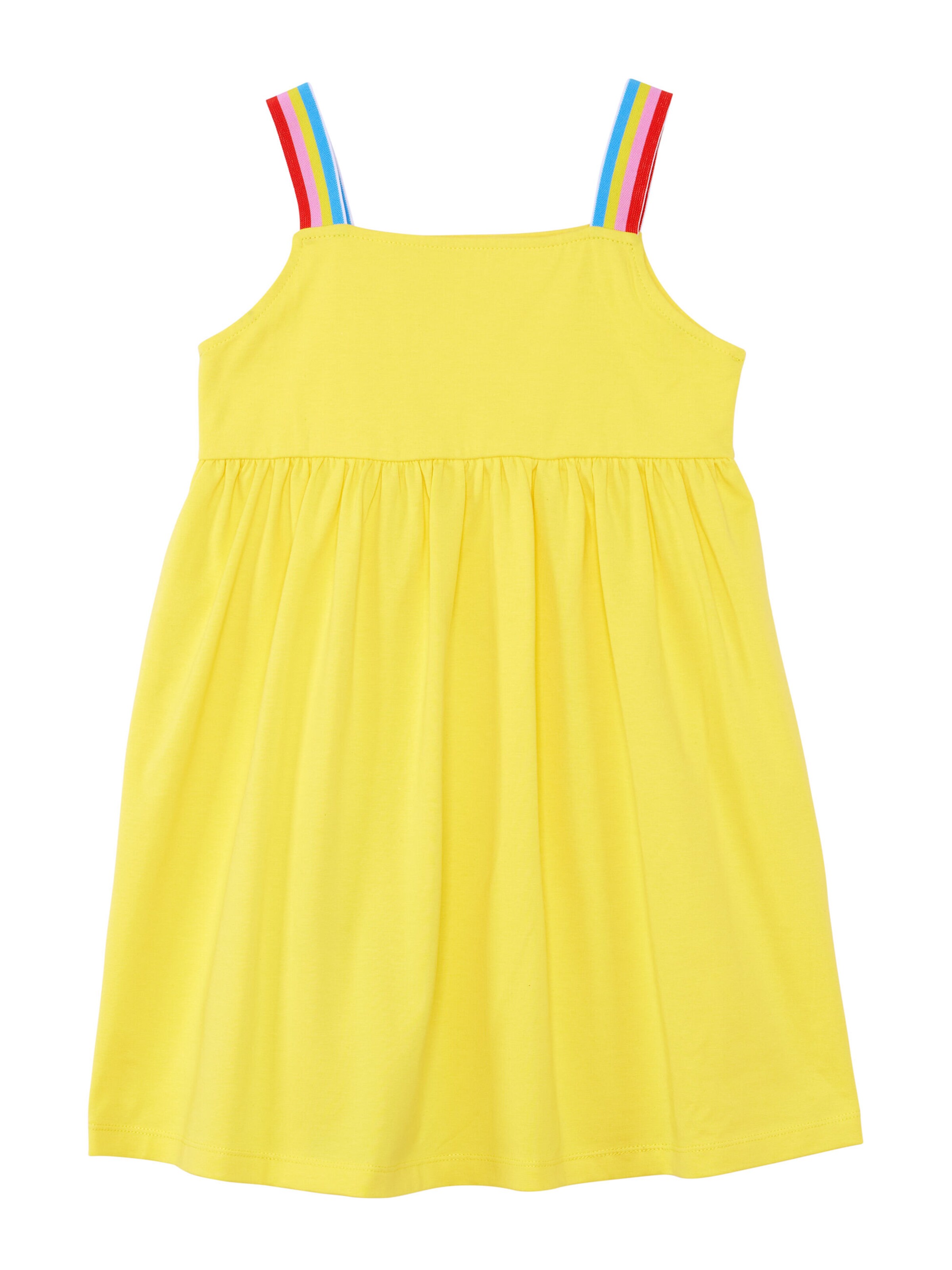 Denokids Jurk 'Bee Happy' in Geel