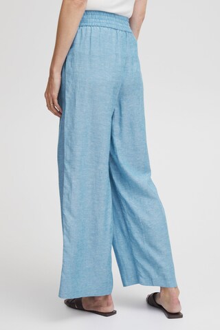 Fransa Wide leg Broek 'Frlin Cu 1' in Blauw