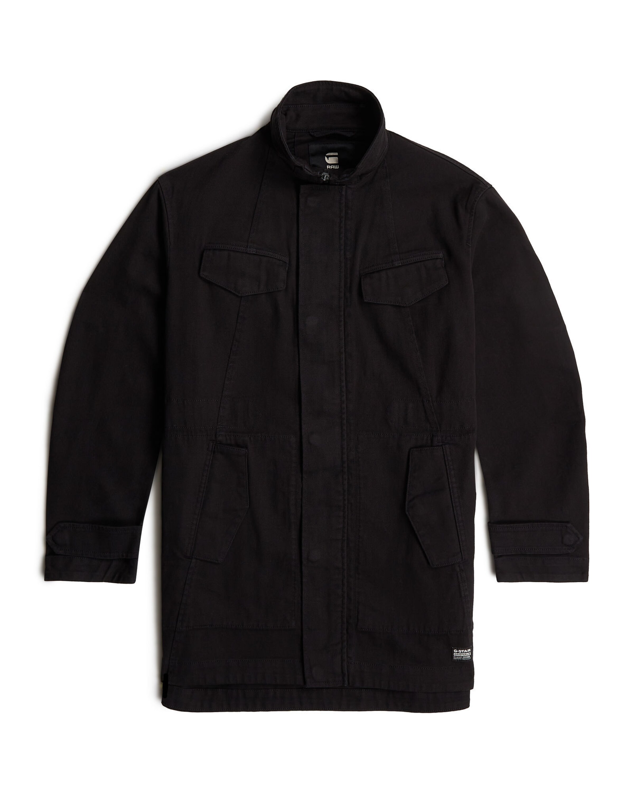 G-STAR Übergangsparka in Schwarz: Vorderseite