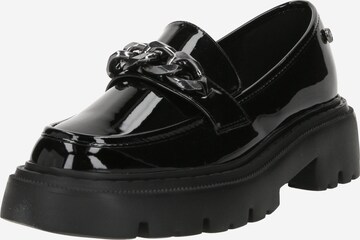 Xti Classic Flats in Black: front