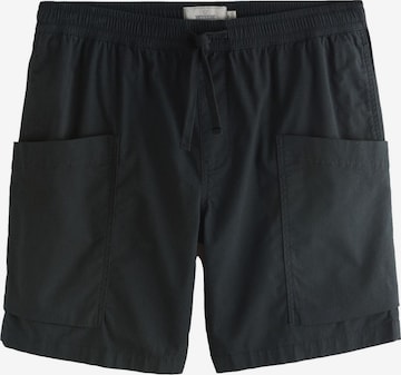 Regular Pantalon cargo Next en noir : devant