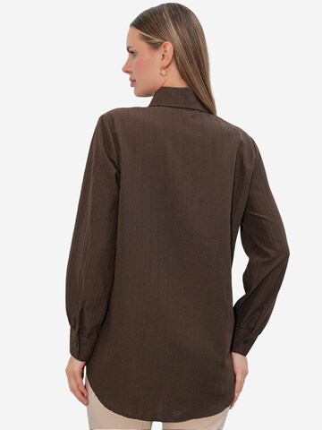 Bigdart - Blusa 'Hemden' em castanho