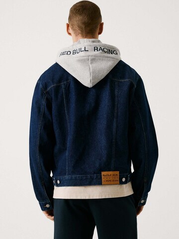 Red Bull Racing x Pepe Jeans Tussenjas 'Red Bull Racing' in Blauw