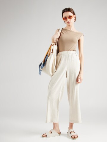 PULZ Jeans Loose fit Pants 'LUCA' in Beige