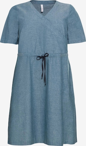 SHEEGO Summer Dress in Blue: front
