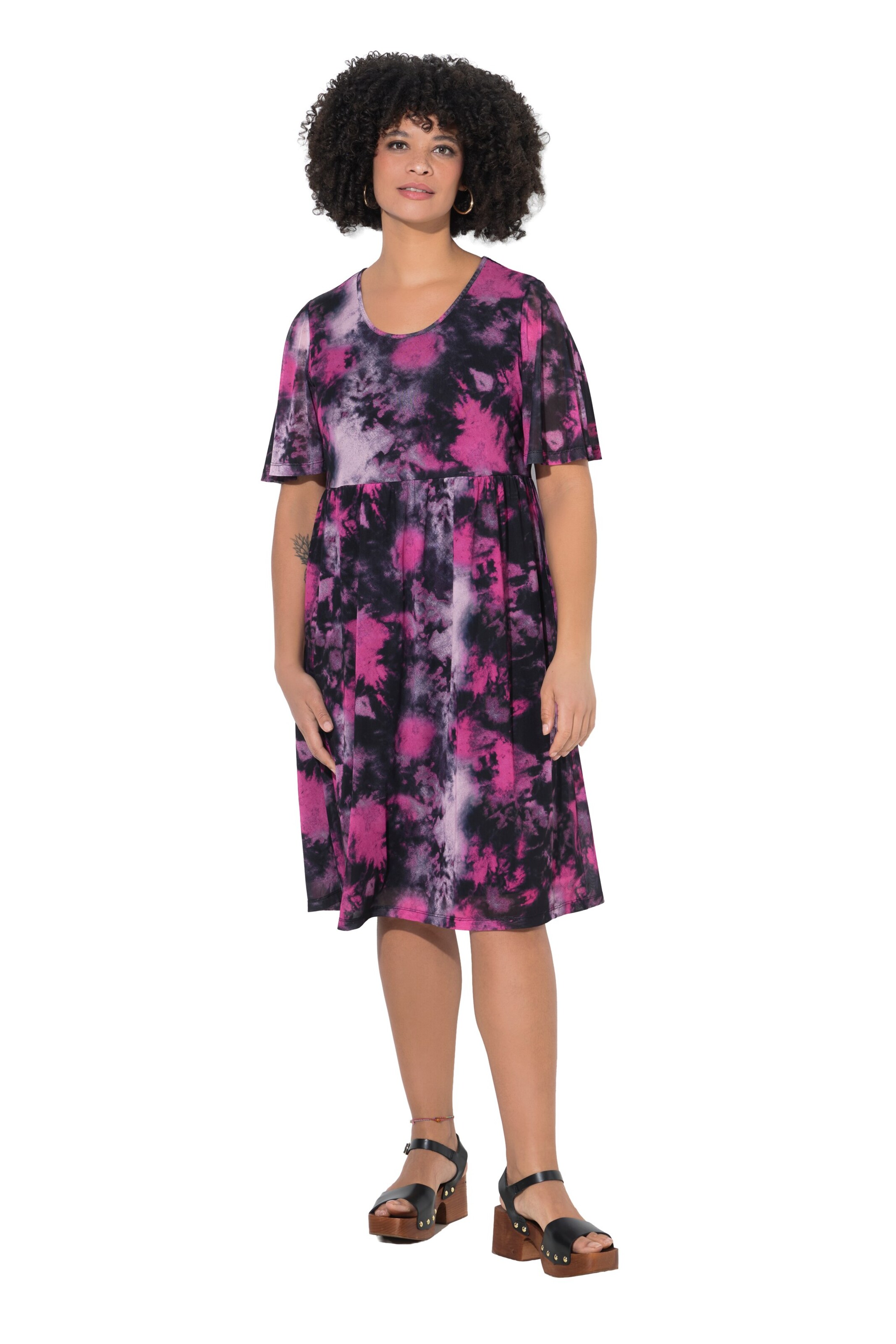 Angel of Style Kleid in Schwarz: Vorderseite