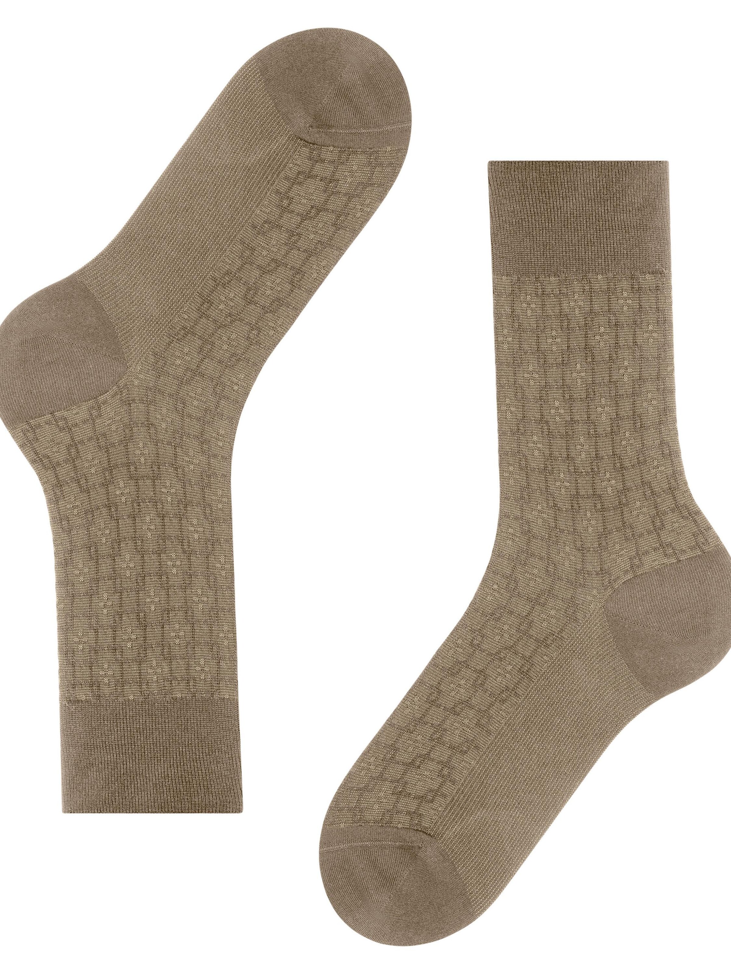 FALKE Socks 'Artwork Tie' in Beige