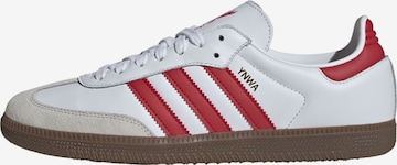 Baskets basses 'Samba Manchester United' ADIDAS ORIGINALS en blanc : devant