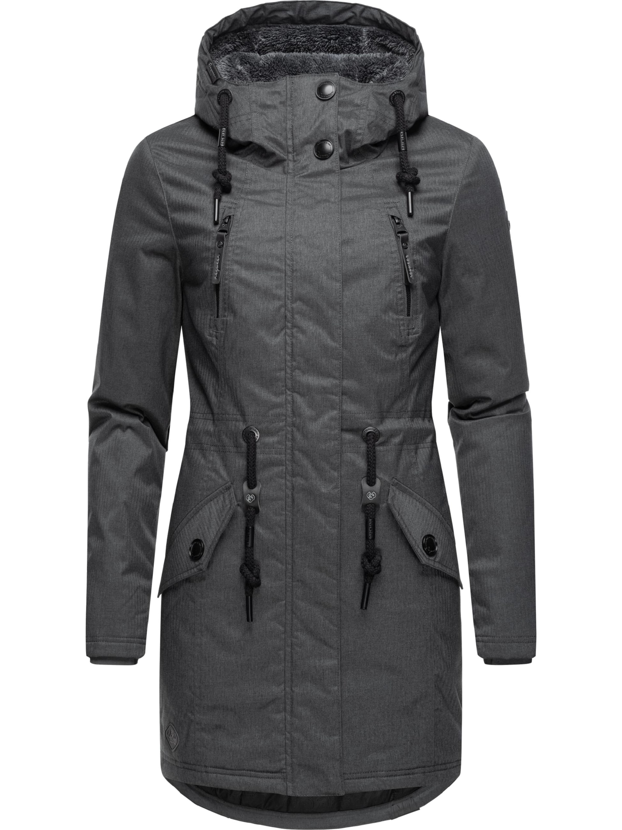 Ragwear Λειτουργικό παλτό 'Elsie' σε γκρι: μπροστά