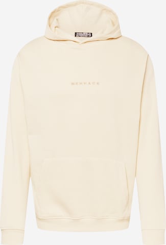 MennaceSweater majica 'ESSENTIAL' - bijela boja: prednji dio