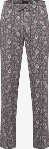 Hanro Pajama pants 'Night & Day' in Grey: front