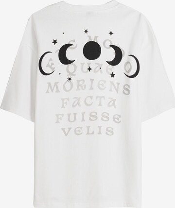 T-Shirt Bershka en blanc