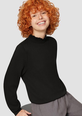 Sweat-shirt QS en noir