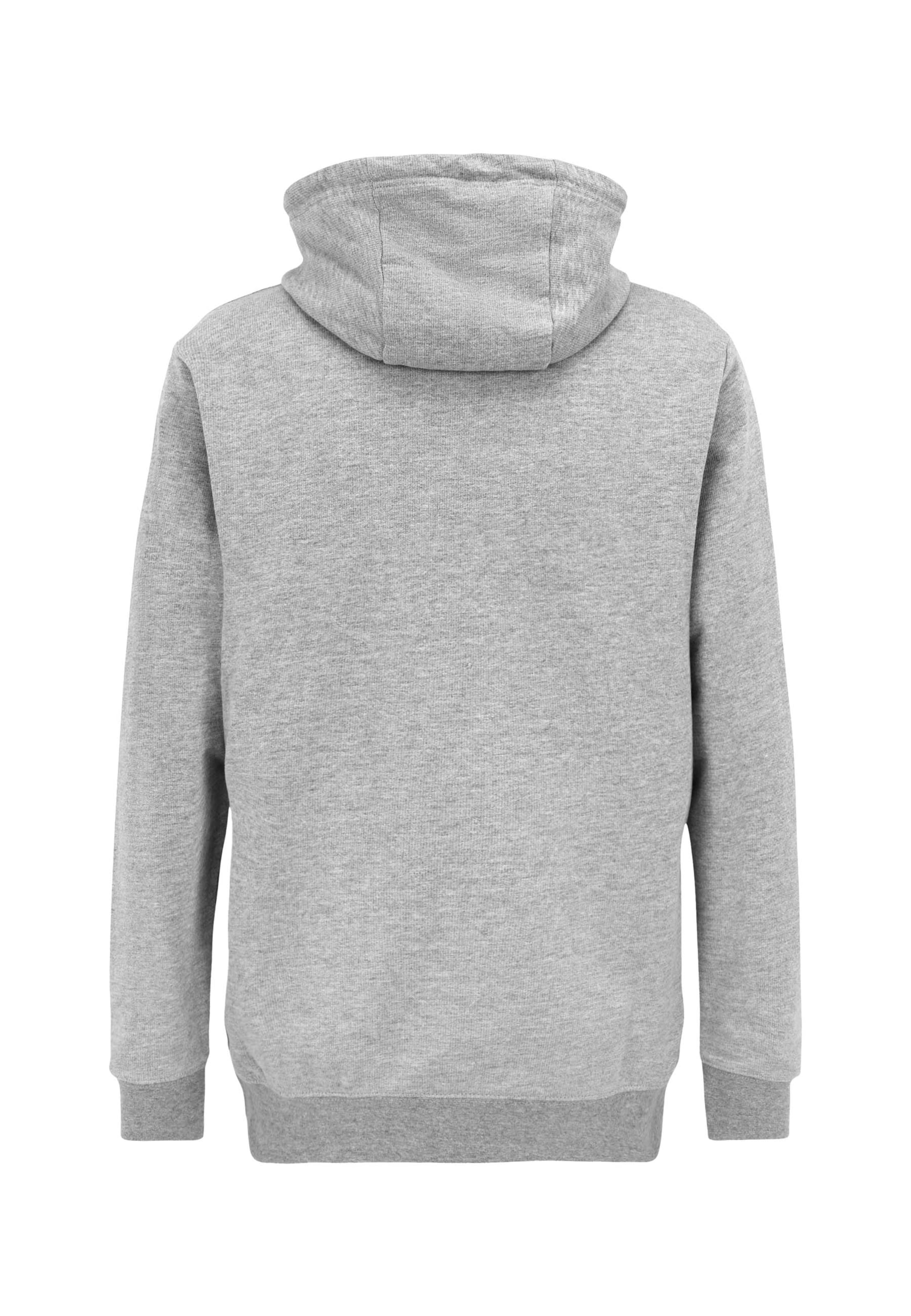 Oldskull Sweatjacke 'Basic Oldskull 25' in Grau