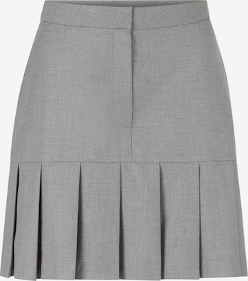 Rich & Royal Skirt in Grey: front
