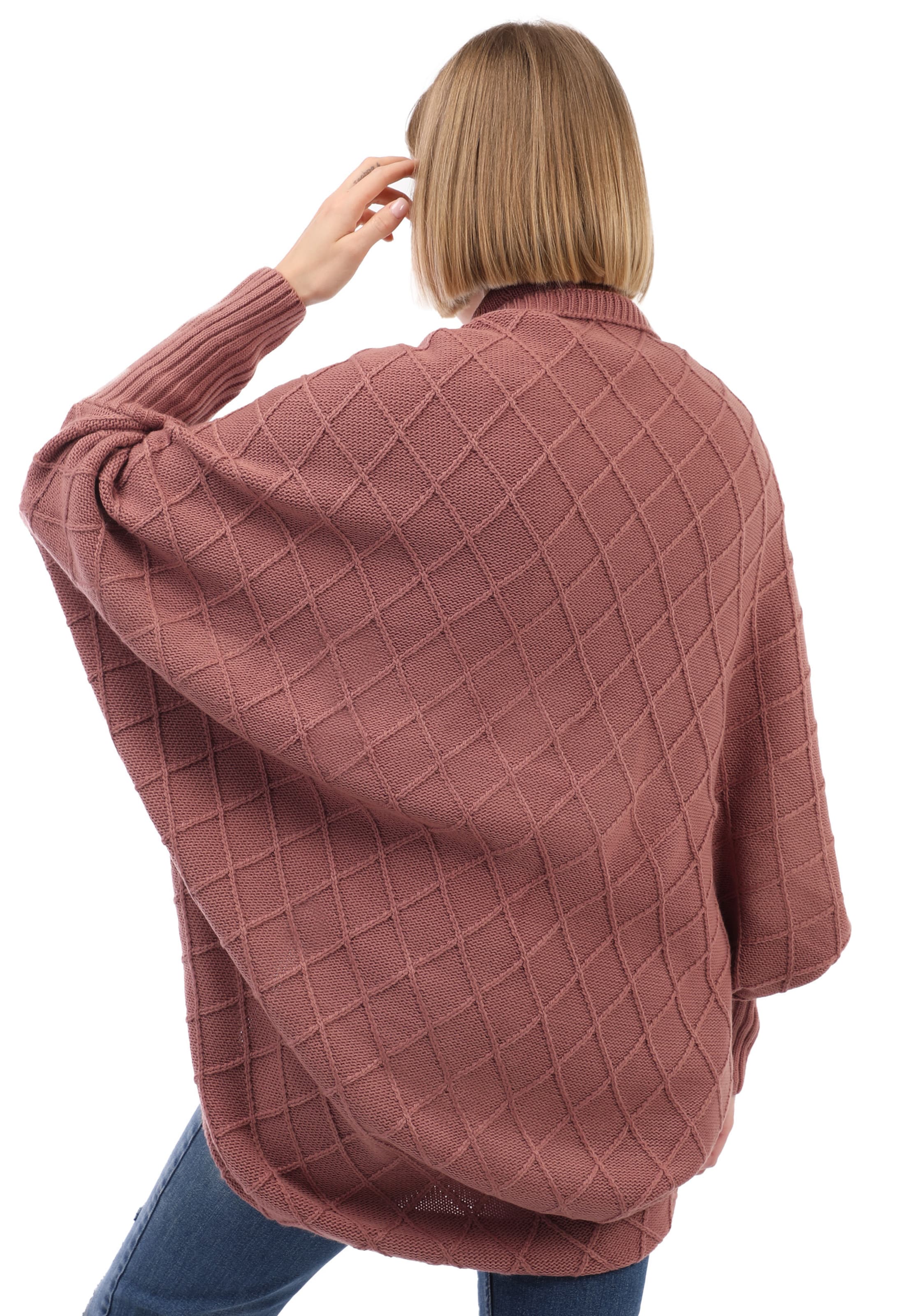 Jimmy Sanders Strickjacke in Braun