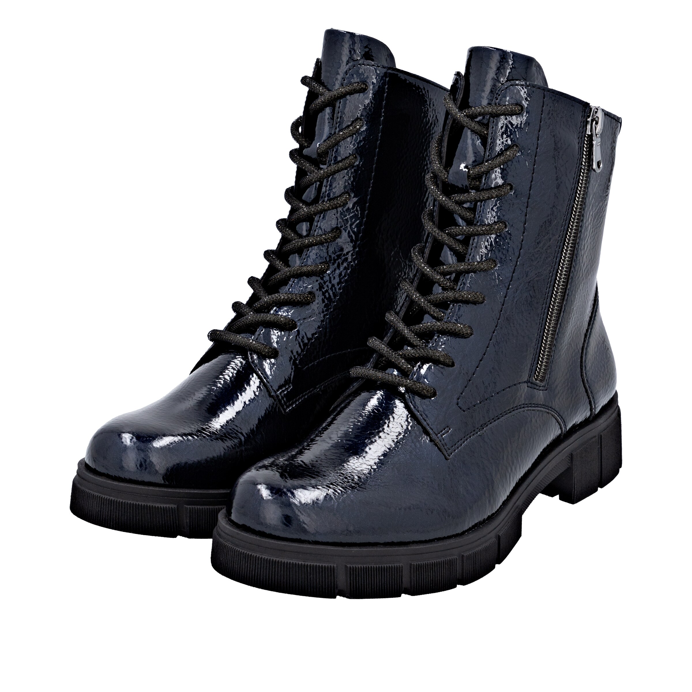 REMONTE Lace-up bootie in Blue