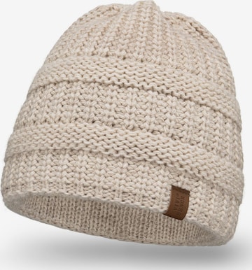 Vivisence Mütze '7075' in Beige: Vorderseite