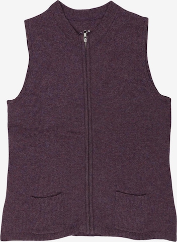 Peter Hahn Weste M in Lila: Vorderseite