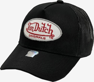 Von Dutch Cap 'Boston ' in Schwarz: Vorderseite