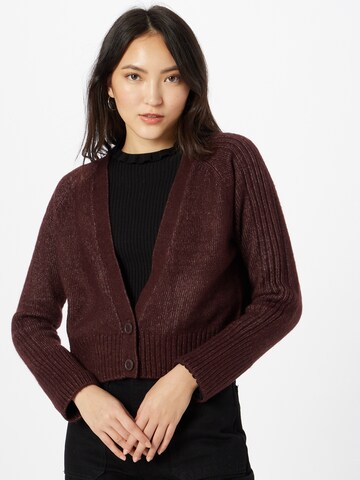 Cardigan 'Macadamia' ONLY en rouge : devant