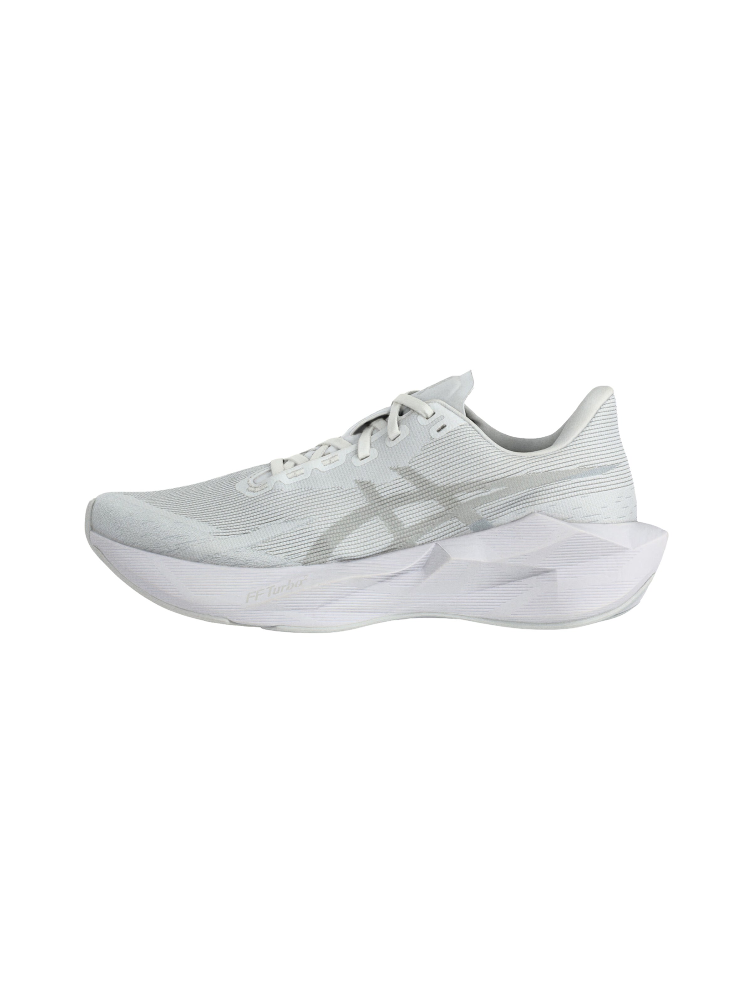 Chaussure de course 'NOVABLAST 6' ASICS en blanc : devant