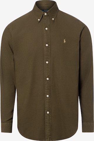 Chemise Polo Ralph Lauren en vert : devant