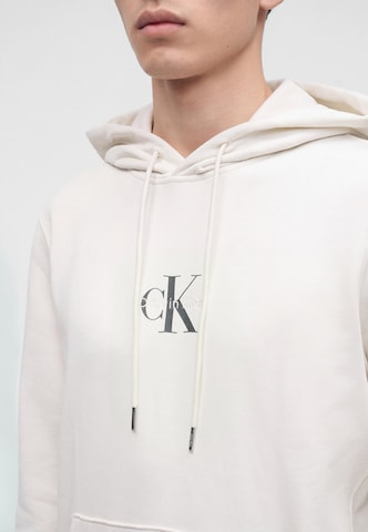 Calvin Klein Jeans Bluzka sportowa w kolorze biały: przód