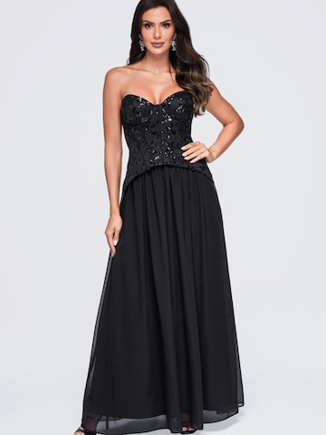 Ombre Abendkleid‌‌ in Schwarz