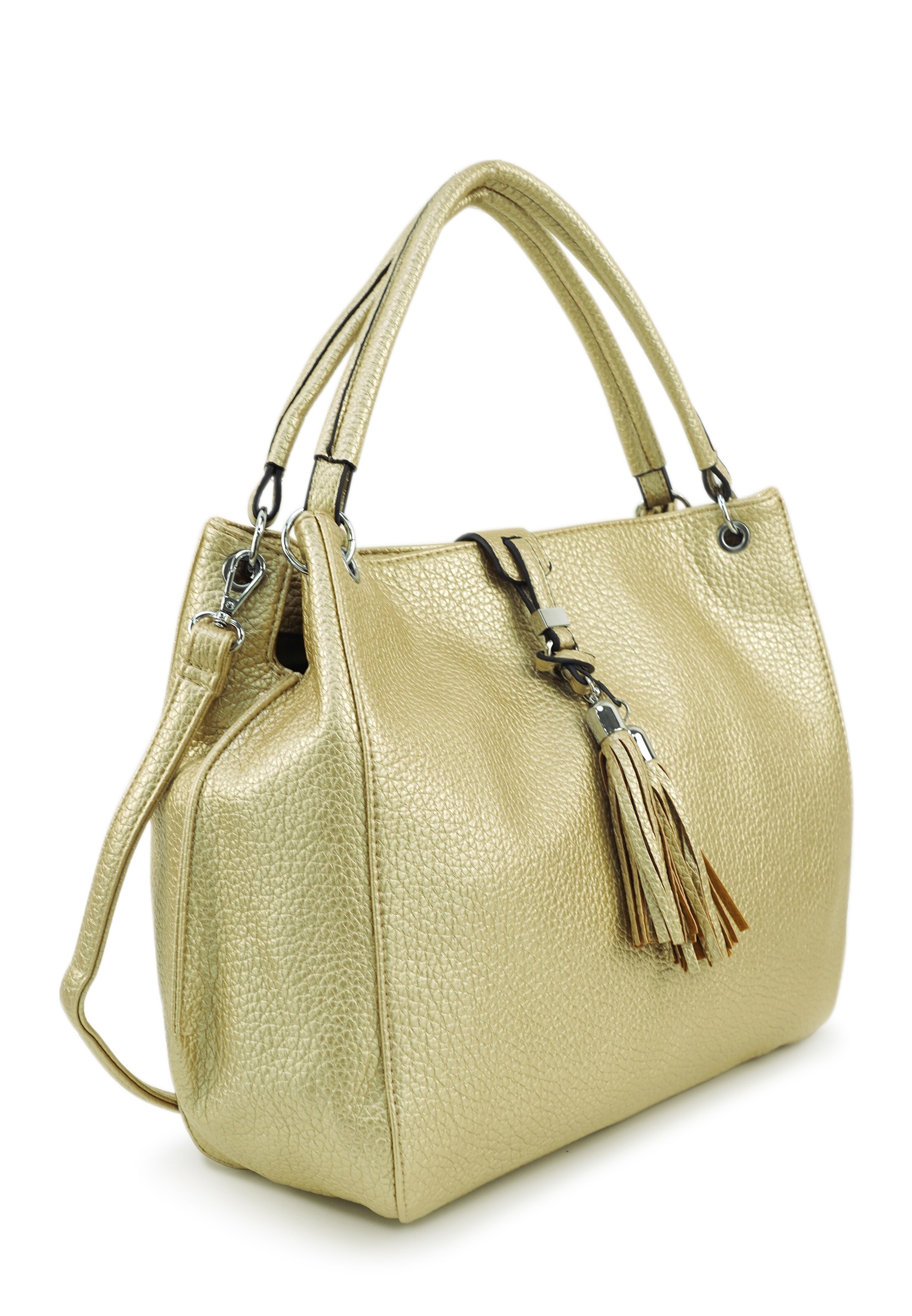 HARPA Shoulder Bag 'UZAY' in Gold