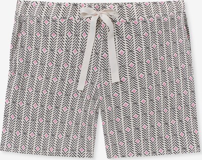 SCHIESSER Pantalon de pyjama ' 95/5 ' en rose clair / noir / blanc, Vue avec produit