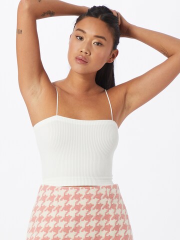 BDG Urban Outfitters Τοπ 'HARRIET' σε λευκό: μπροστά