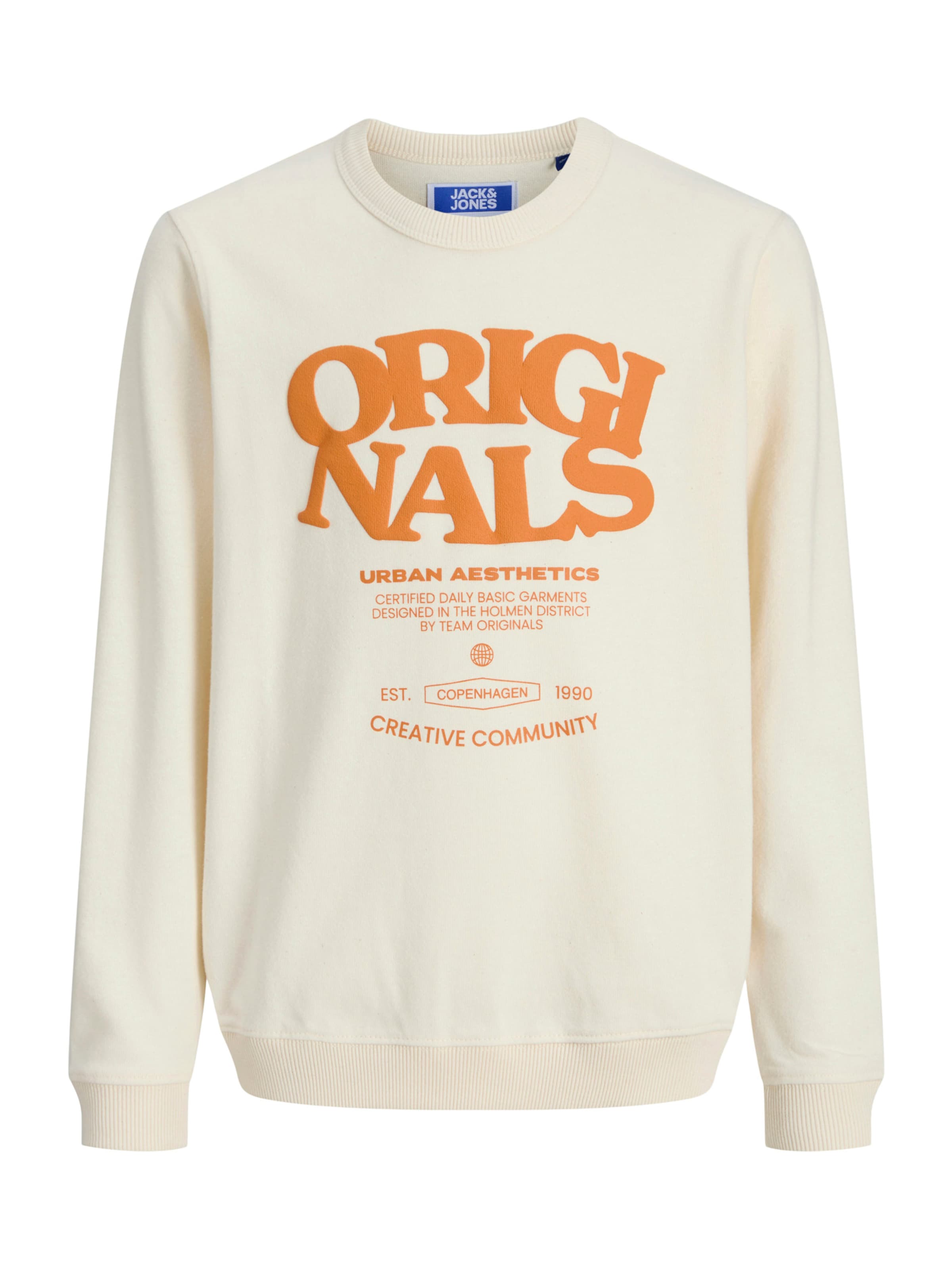 Jack & Jones Junior Sweatshirt in Beige: front