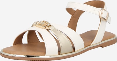 TOMMY HILFIGER Sandaalit värissä kulta / valkoinen, Tuotenäkymä