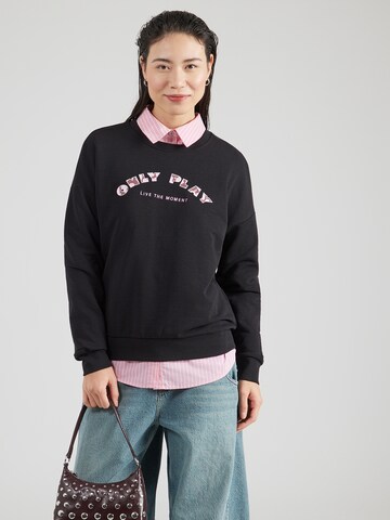 ONLY PLAY - Camiseta deportiva 'ONPConfi' en negro: frente