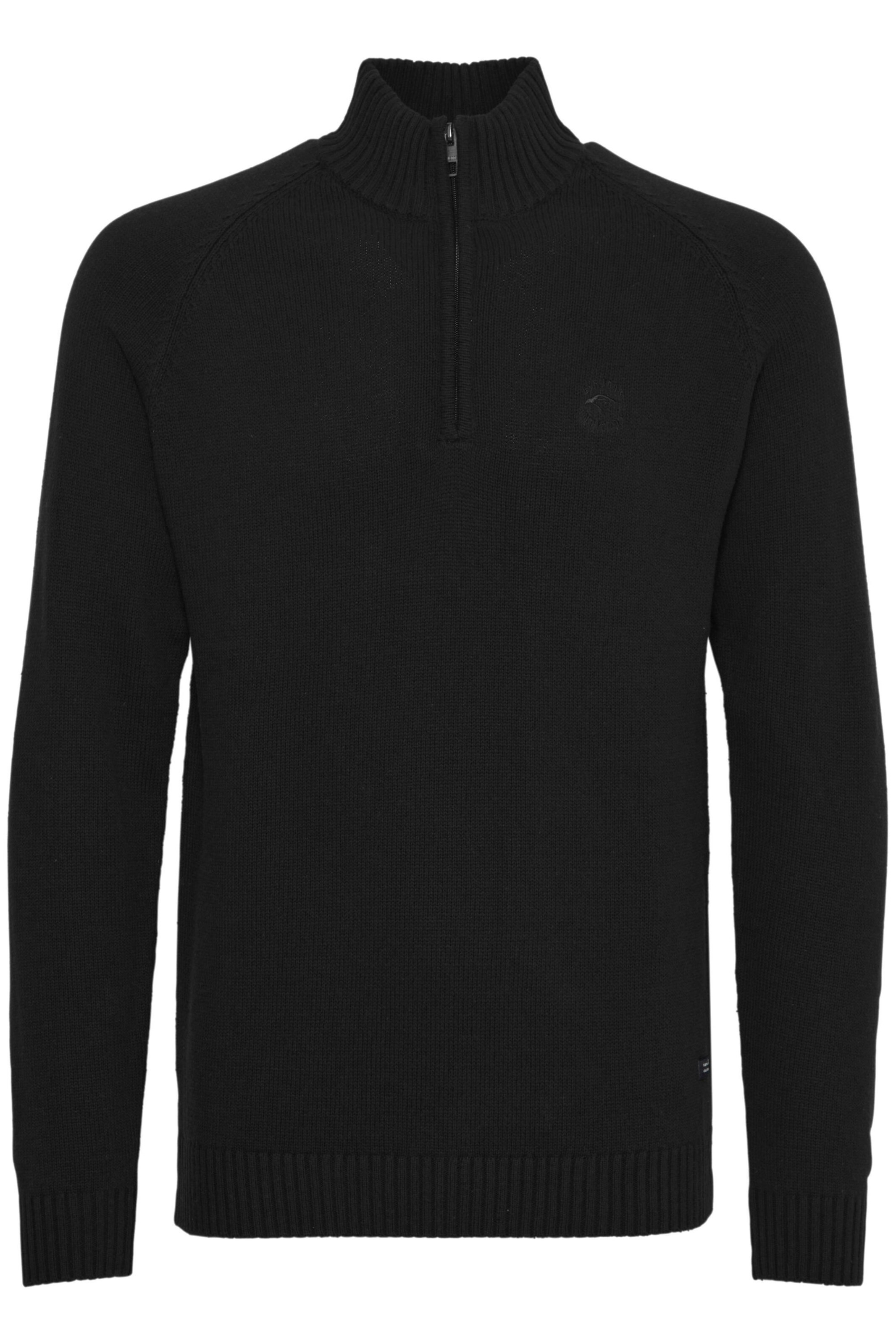 INDICODE JEANS Pullover 'Torino' in Schwarz: Vorderseite