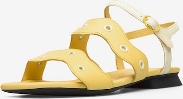 CAMPER Sandals ' Twins ' in Yellow: front