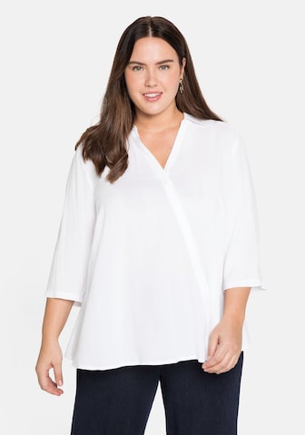 SHEEGO Blouse in White: front