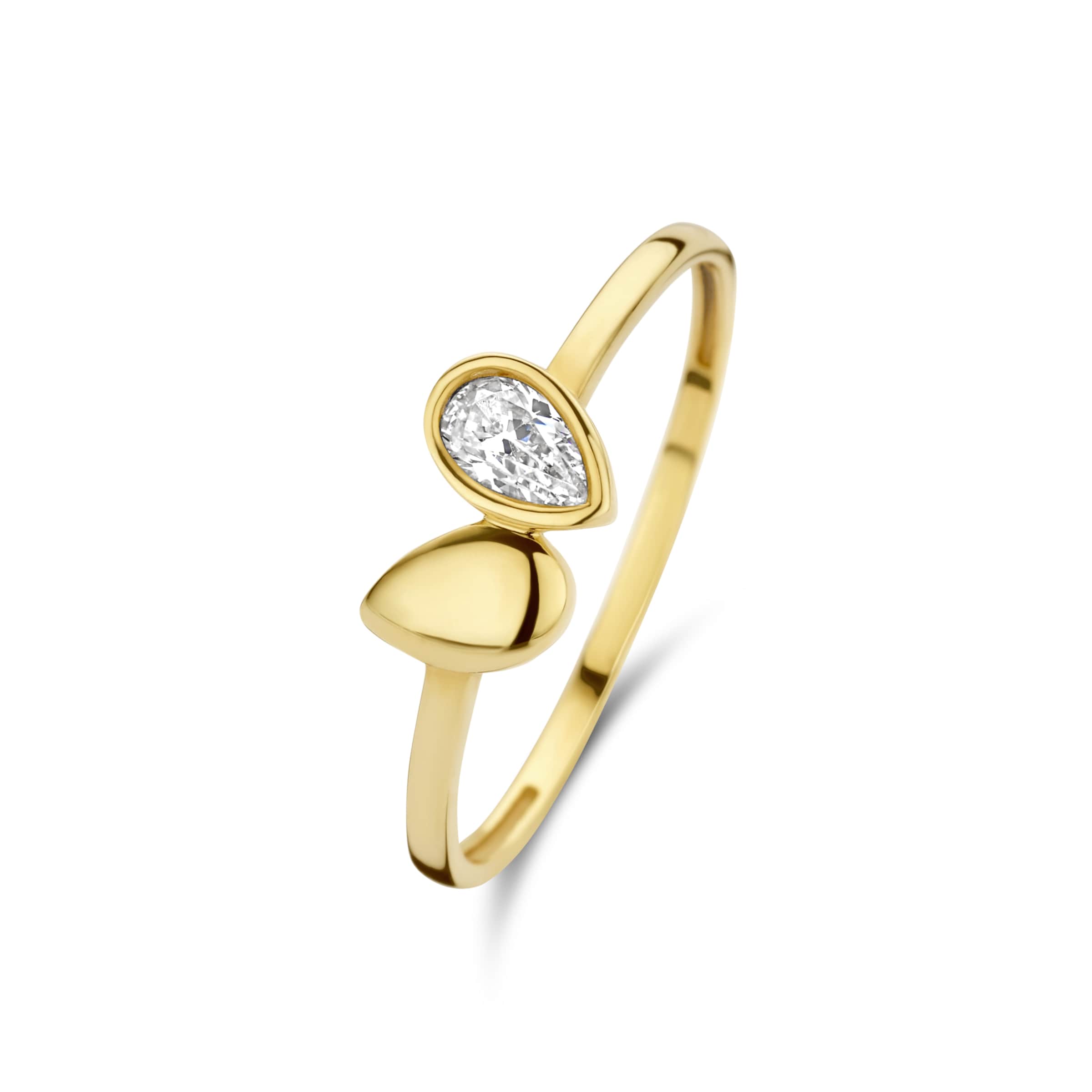 Beloro Jewels Ring in Goud: voorkant