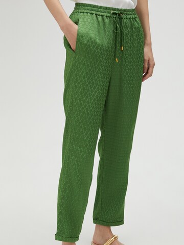 Lola Casademunt Regular Chino trousers in Green: front