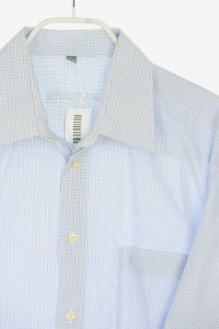 ROYAL CLASS Button Up Shirt in L in Blue