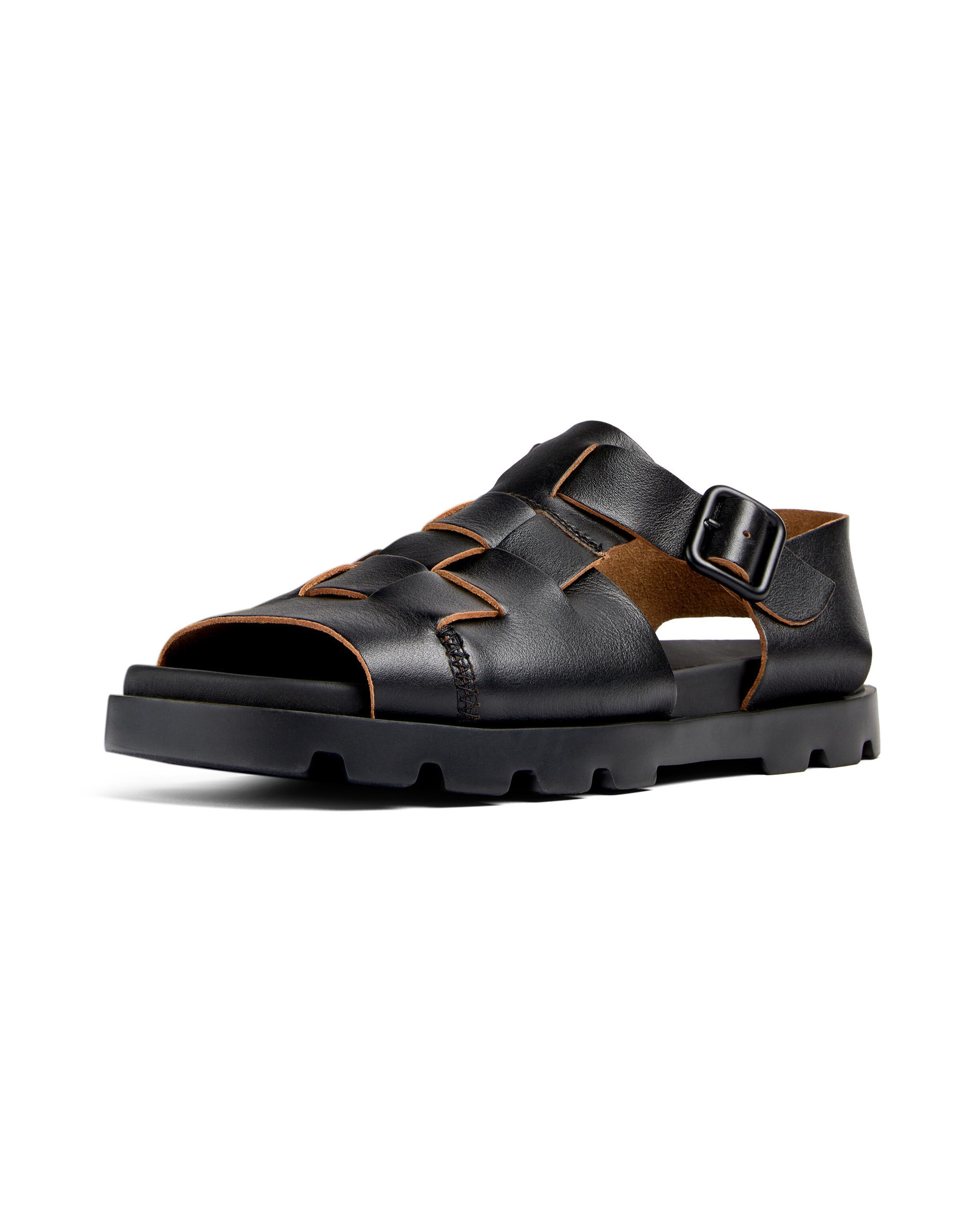 CAMPER Sandal ' Brutus ' in Black: front