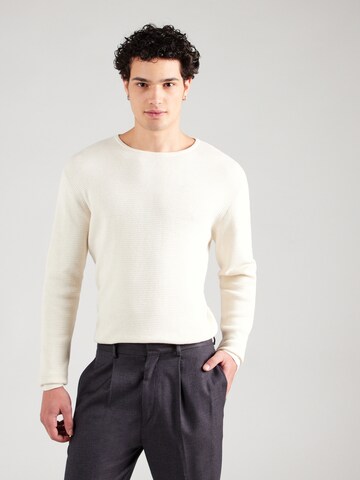Pull-over 'Oscar' Clean Cut Copenhagen en beige : devant