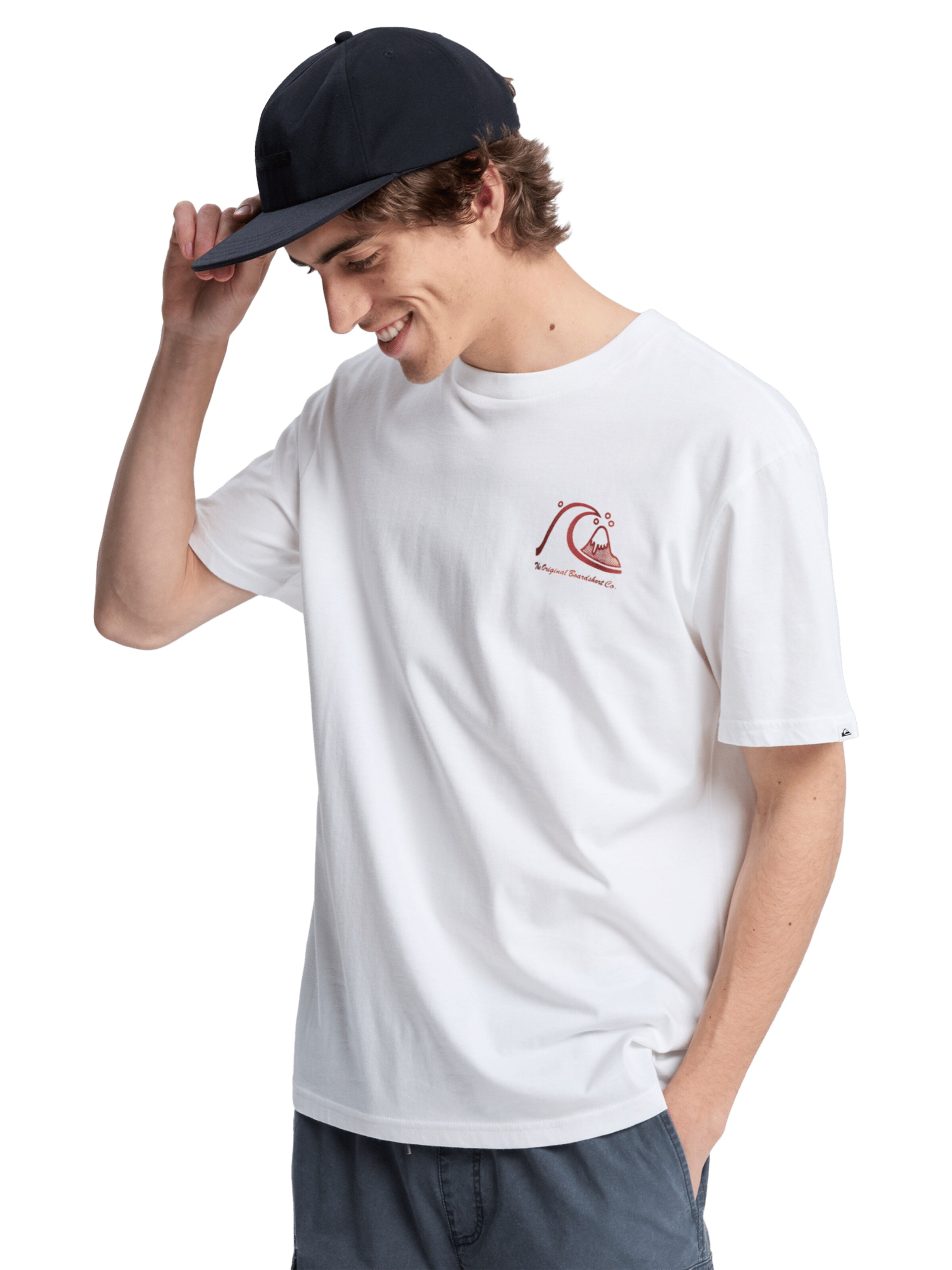 QUIKSILVER T-Shirt 'Evo Original' in Weiß